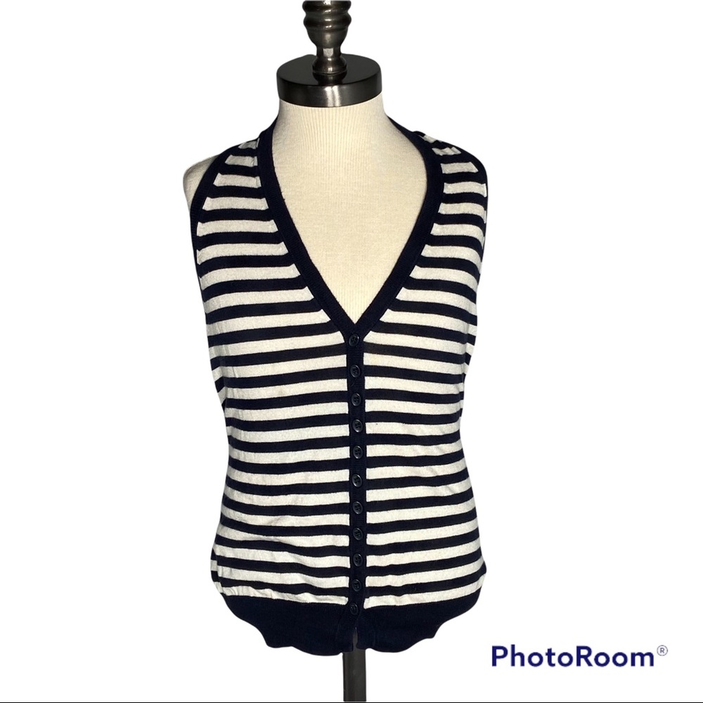 MaxMara Striped Top with Halter Neck